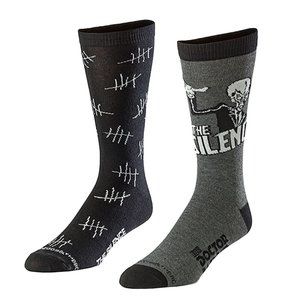 NWT Doctor Who "The Silence Has Fallen" Men's Crew Socks M fits shoe 9-13 2 pack
